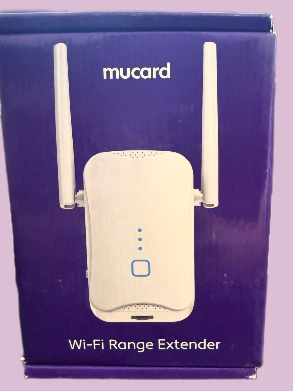 White Wi‑Fi Range Extender